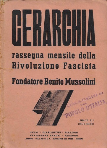 Gerarchia rassegna mensile - rassegna,