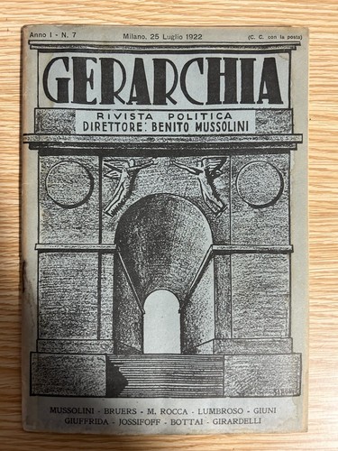 Gerarchia rivista politica - gerarchia,