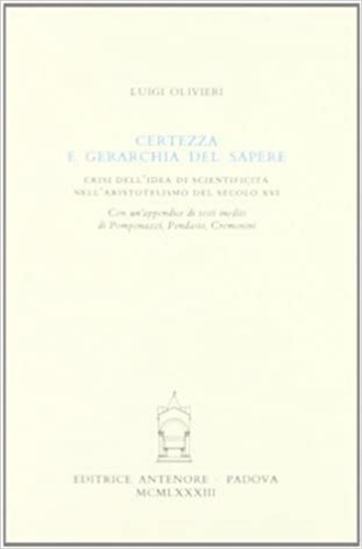 Olivieri luigi certezza e - olivieri,luigi.,