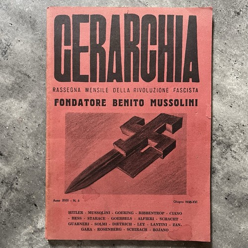 Fascismo 1938 gerarchia - fascismo,