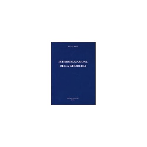 Libro esteriorizzazione della - libro,