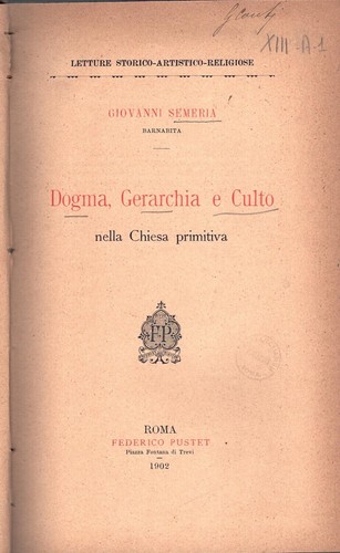 Dogma gerarchia culto nella - gerarchia, e