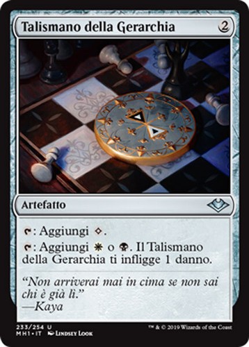 Mtg talisman hierarchy - hierarchy, exc