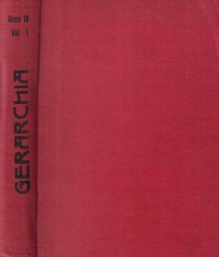 Gerarchia anno vol - anno,