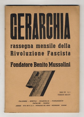 Gerarchia rassegna mensile - rassegna,