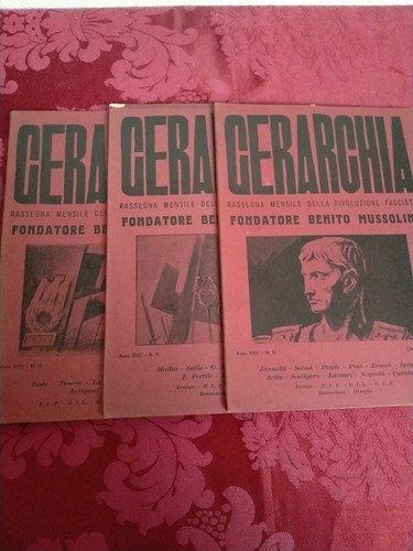 Gerarchia rivista fondata da - gerarchia.,