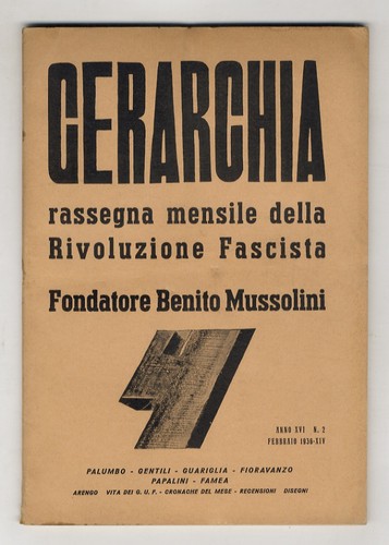 Gerarchia rassegna mensile - gerarchia.,