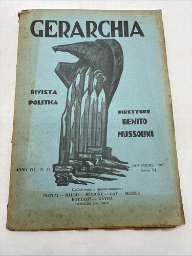 Gerarchia rivista politica - -,