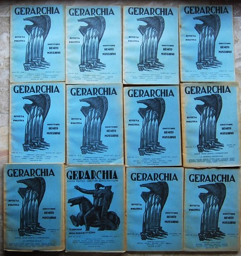 Gerarchia rivista politica - gerarchia.,