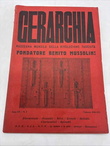 Gerarchia rassegna mensile - gerarchia,
